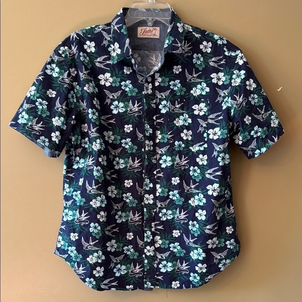 Navy Floral Jach’s Men's Shirt